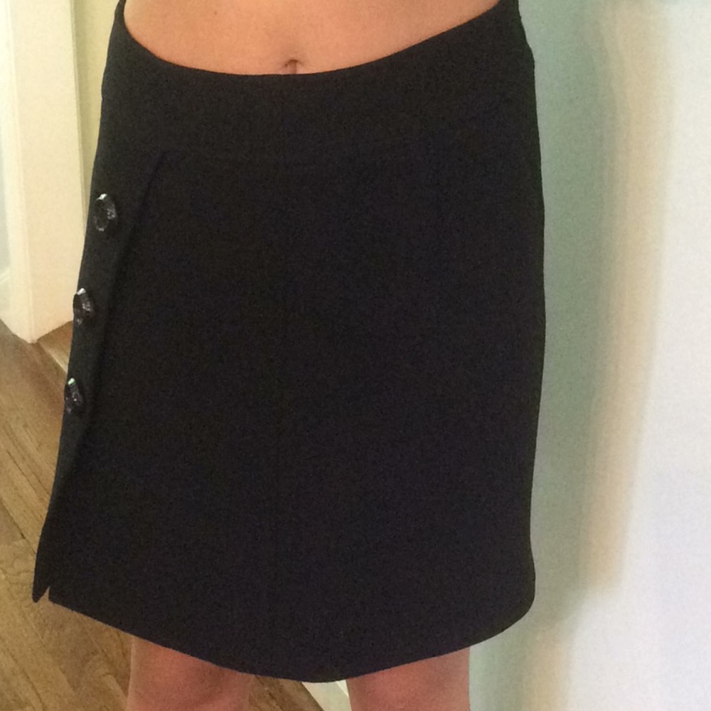 Dolce&Gabbana Wool Skirt w/ Animal Print Lining